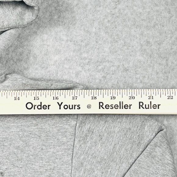 The North Face Hoodie Mens Small Gray Pullover Fleece Kangaroo Pocket Cozy - Picture 6 of 15